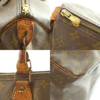 Louis Vuitton Speedy 35 Boston Bag Monogram Pattern Brown — view 8