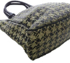 Bottega Veneta Intrecciato Houndstooth Pattern Tote Bag Hand Bicolor Black Ivory — view 5