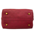 Louis Vuitton Handbag Mahina Seals PM Grenat Leather — view 5