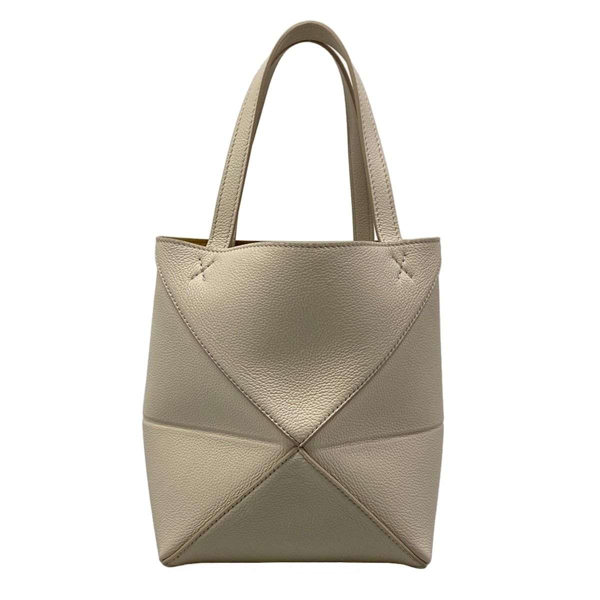 Loewe Tote Bag Puzzle Fold Mini Light Gray — view 3