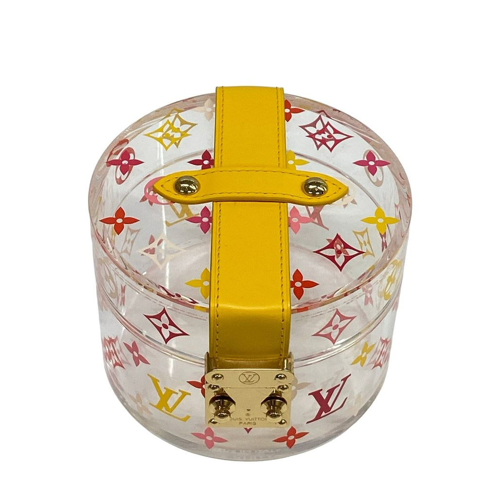 Louis Vuitton Case Bowatt Scott Clear Yellow Multi Leather Cowhide — view 7