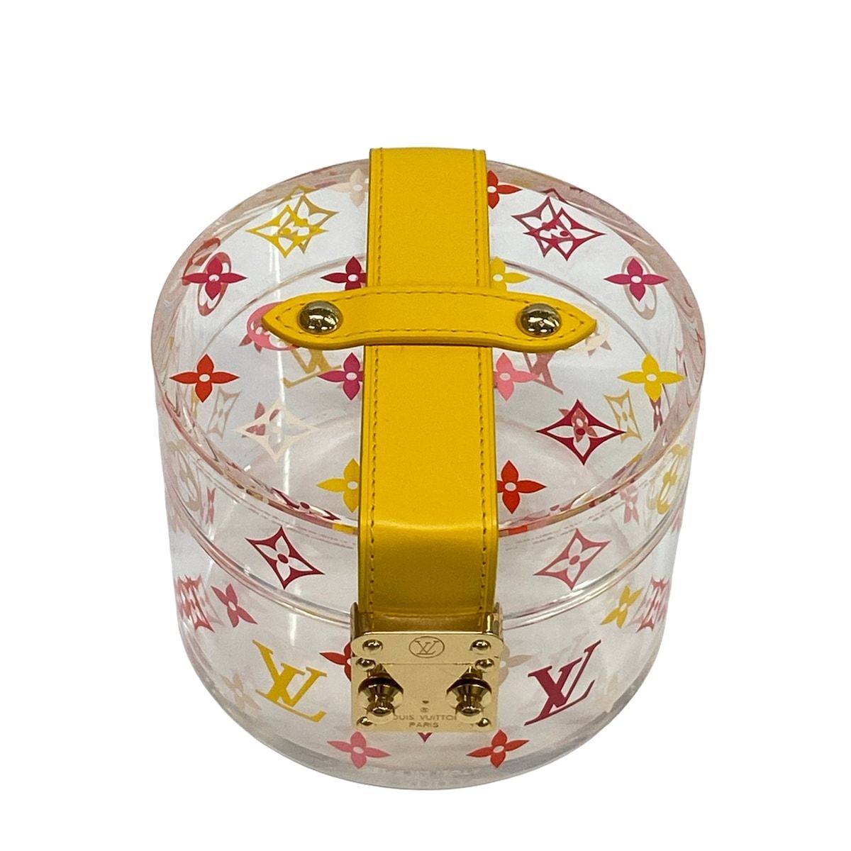 Louis Vuitton Case Bowatt Scott Clear Yellow Multi Leather Cowhide — view 7
