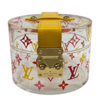 Louis Vuitton Case Bowatt Scott Clear Yellow Multi Leather Cowhide