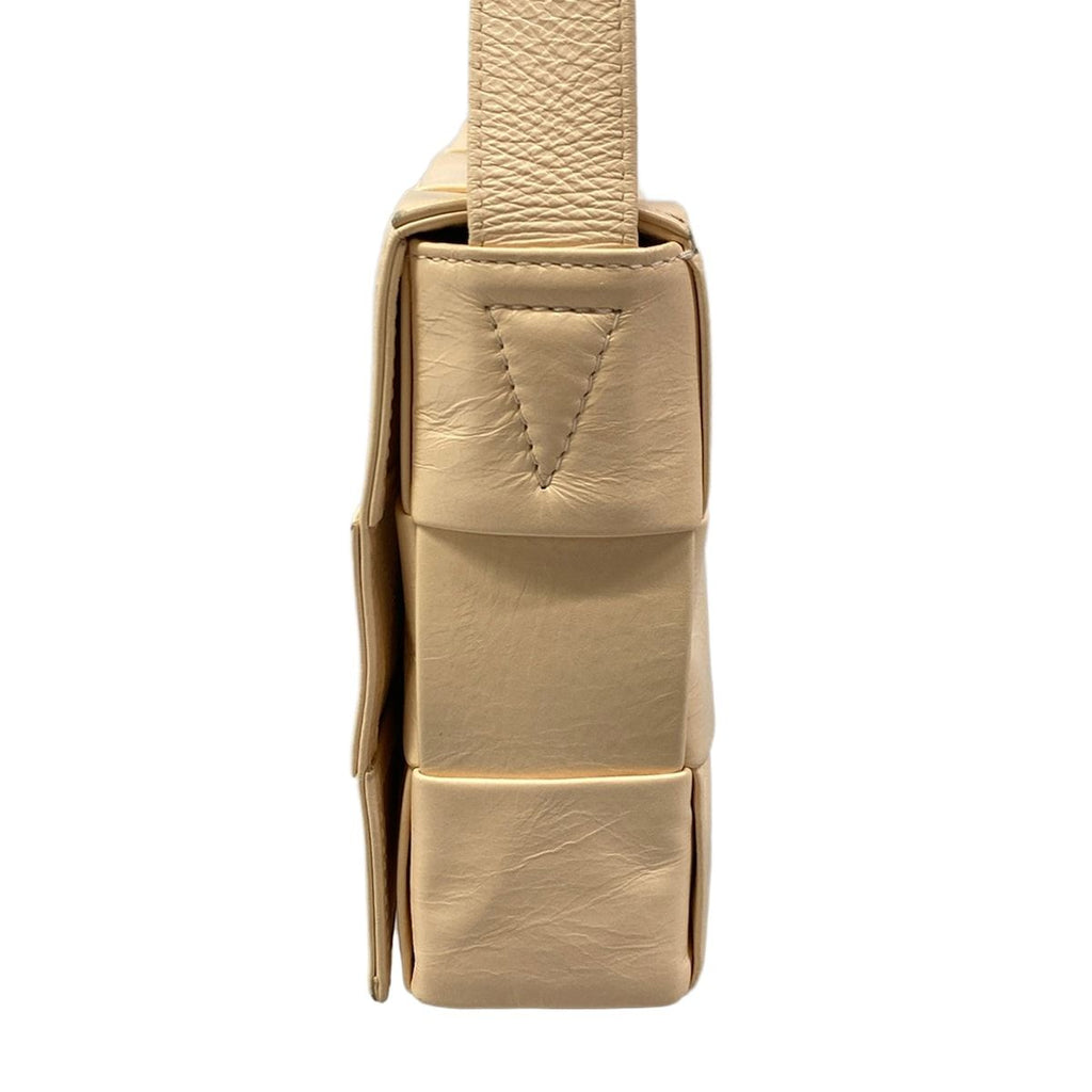 Bottega Veneta Shoulder Bag Cassette Pink Beige Crossbody Leather — view 4