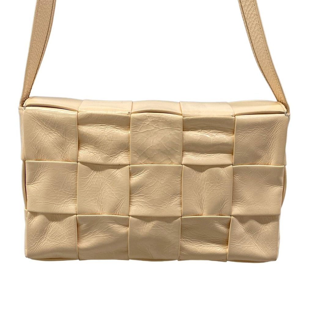 Bottega Veneta Shoulder Bag Cassette Pink Beige Crossbody Leather — view 3