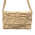Bottega Veneta Shoulder Bag Cassette Pink Beige Crossbody Leather — view 3