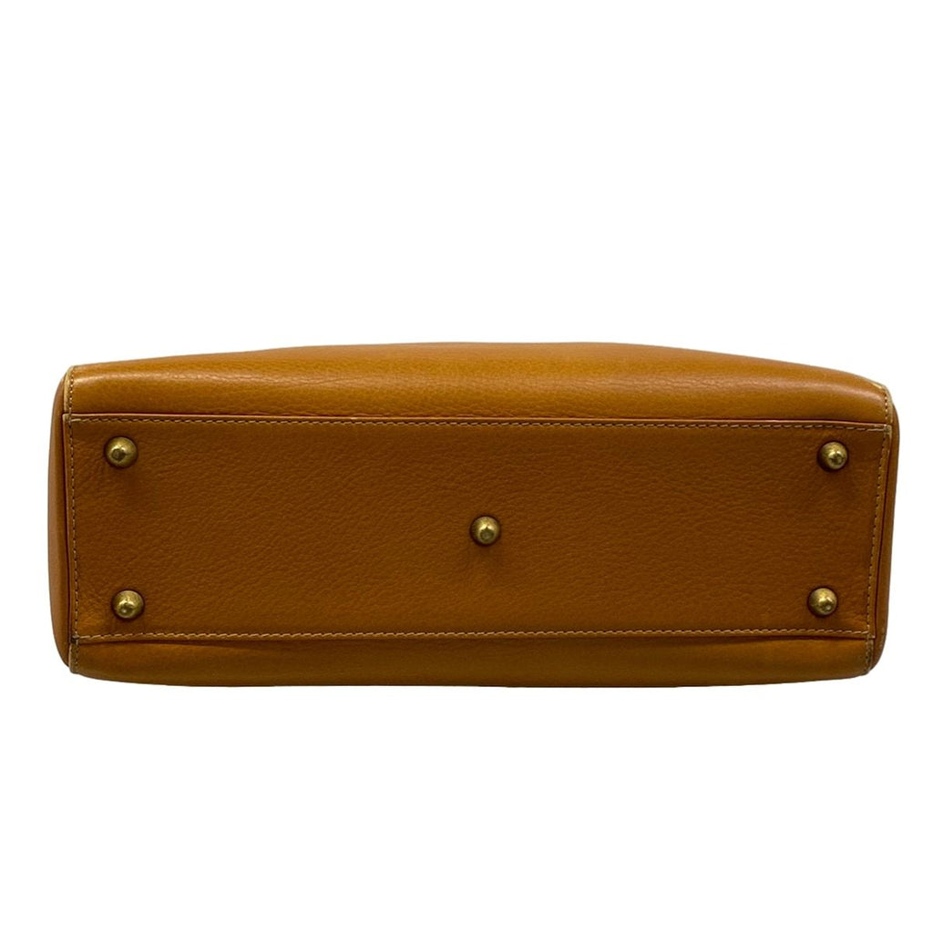 Dior Handbag Lady Brown Leather — view 5