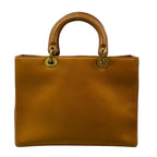 Dior Handbag Lady Brown Leather — view 3