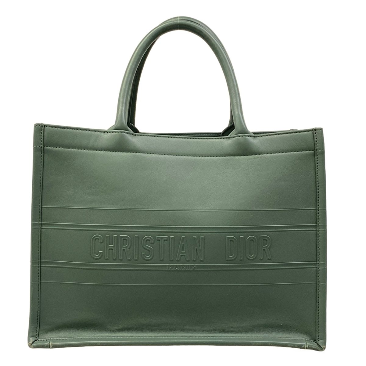 Dior Tote Bag Book Medium Vintage Small Green