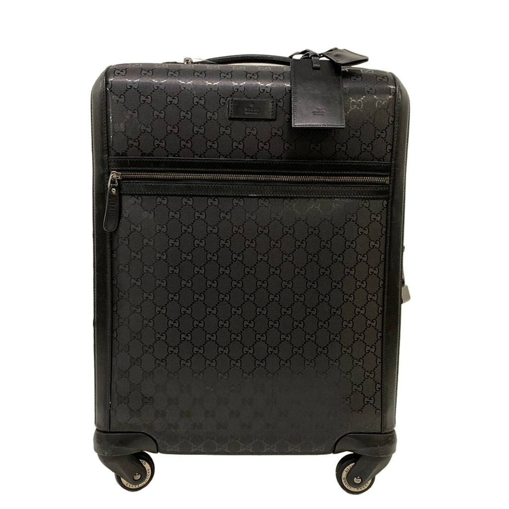 Gucci Travel Bag Imprime Black Diamond No Lock Leather