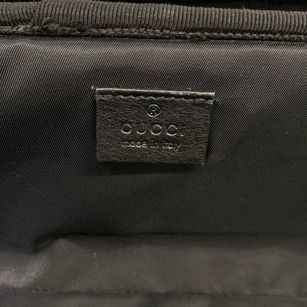 Gucci Travel Bag Imprime Black Diamond No Lock Leather — view 8