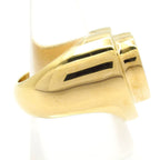 Chanel Ring CC Logo Gold Black Heart — view 2