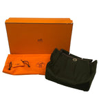 Hermes Backpack Herbag a Dos PM Khaki Dark Brown — view 8