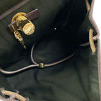 Hermes Backpack Herbag a Dos PM Khaki Dark Brown — view 7