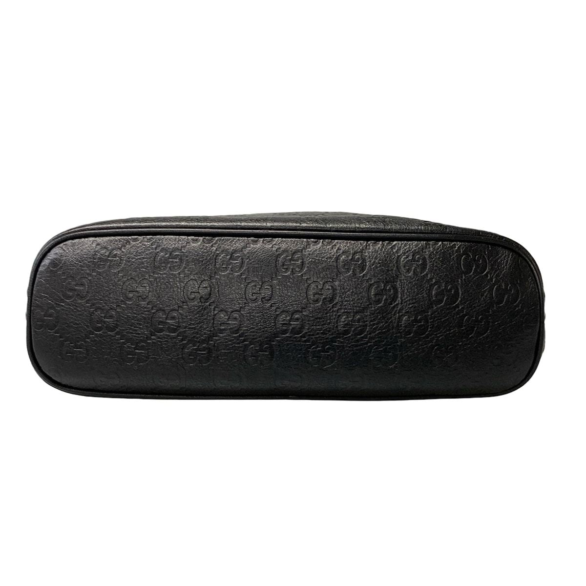 Gucci Shoulder Bag Guccissima Line Black Leather — view 5
