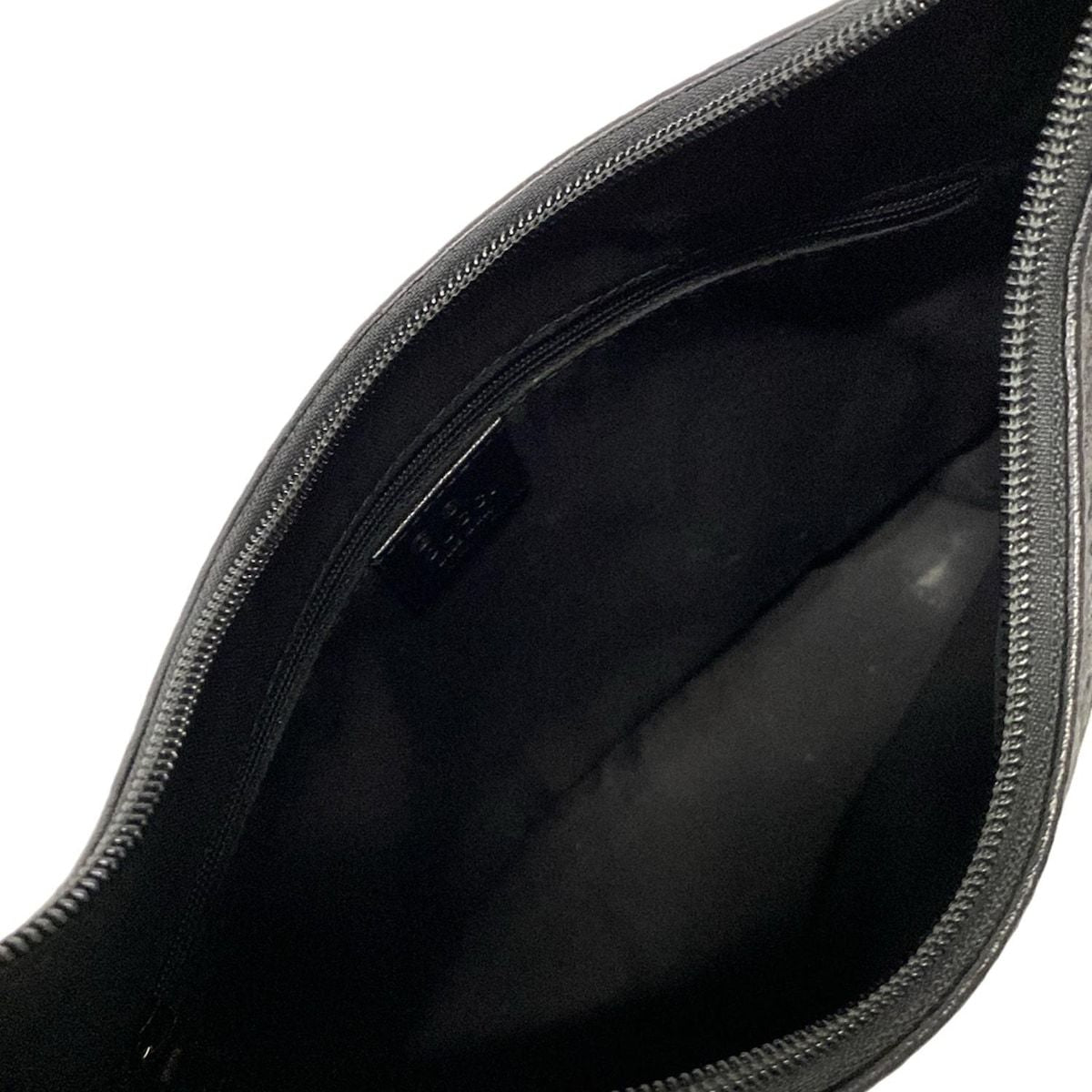 Gucci Shoulder Bag Guccissima Line Black Leather — view 7