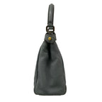 Fendi Handbag Peekaboo Gray Leather — view 2