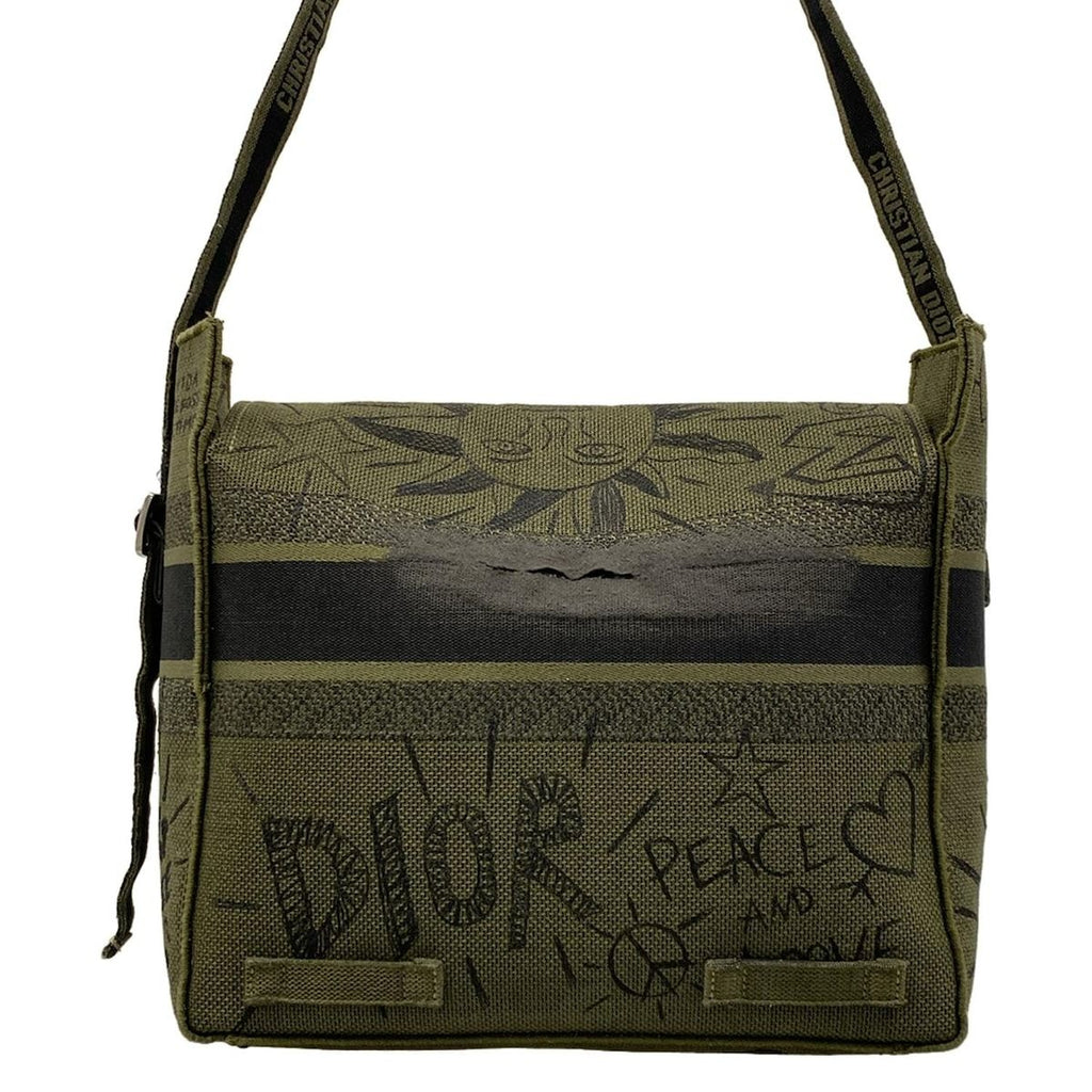 Dior Shoulder Bag Camp Khaki Black — view 3