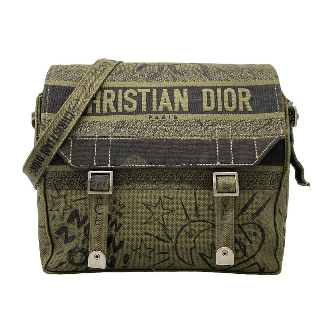 Dior Shoulder Bag Camp Khaki Black