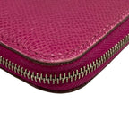 Hermes Wallet Azap Long Silk'In Purple — view 6