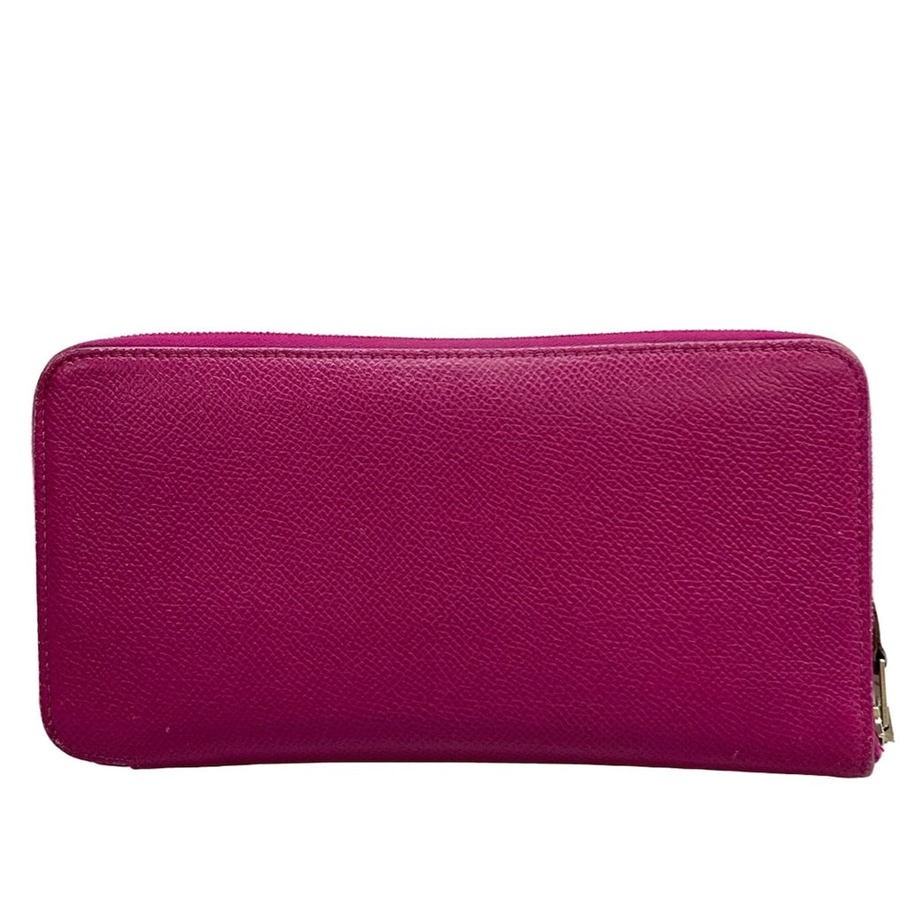 Hermes Wallet Azap Long Silk'In Purple — view 2