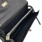 Hermes Wallet Kelly Long Black Silver — view 4