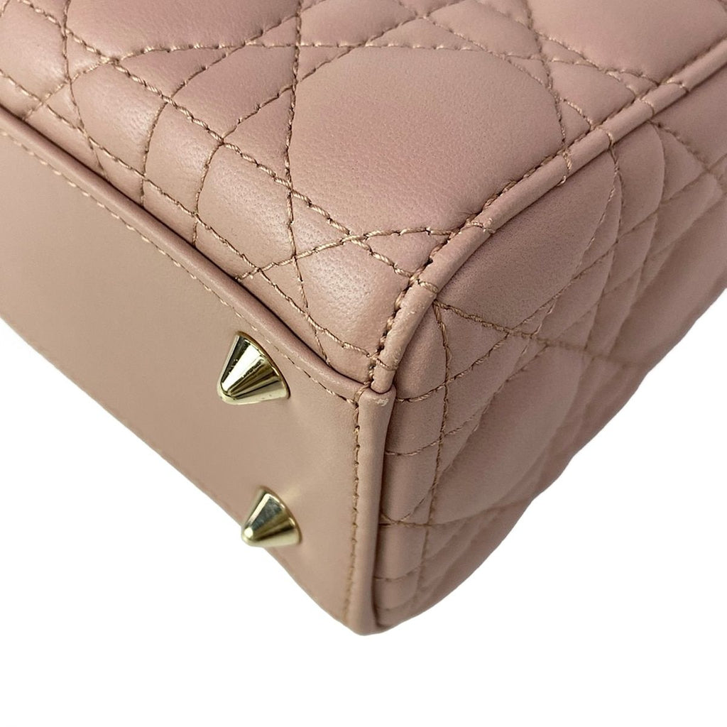 Dior Handbag Lady MY Bag Small Pink Beige — view 7