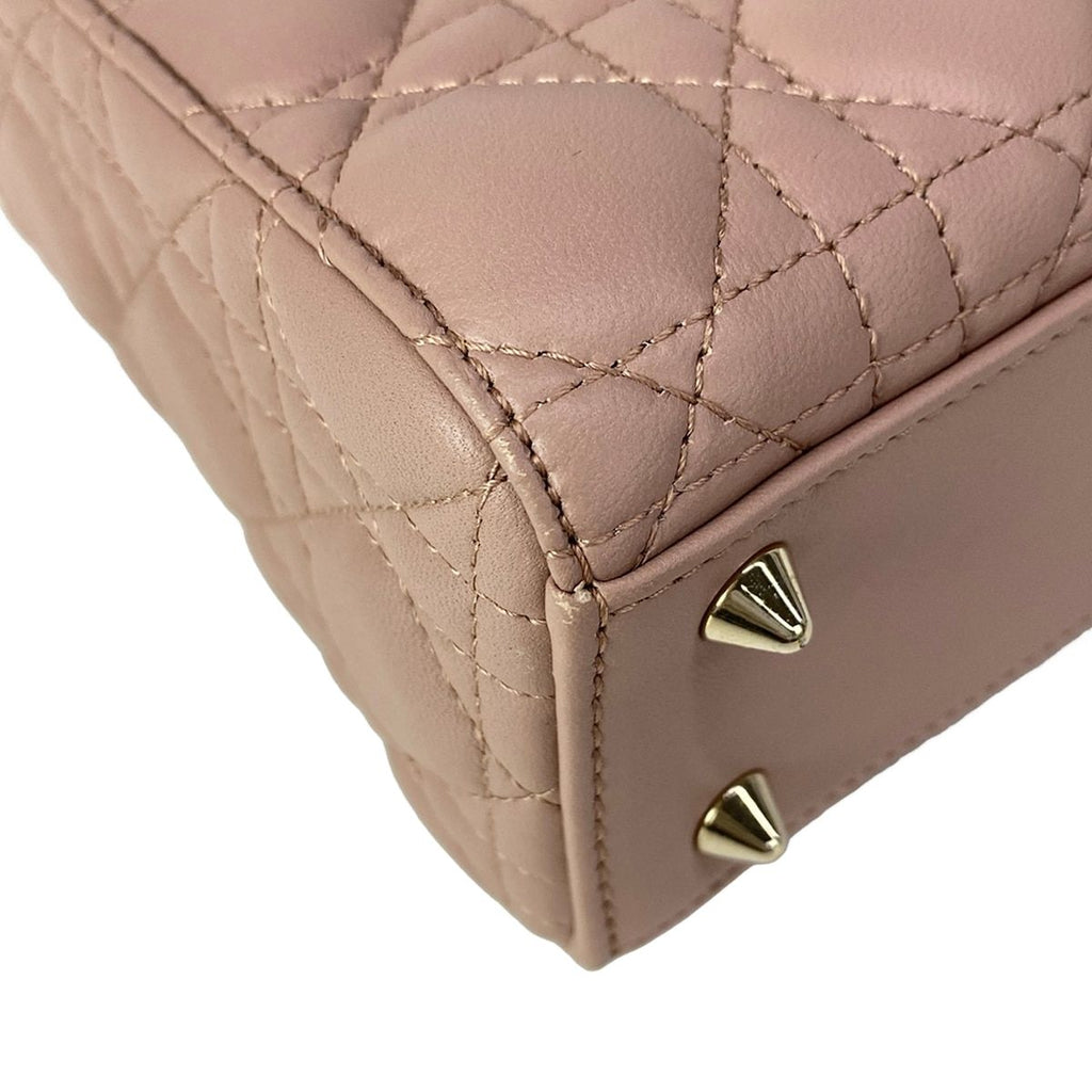 Dior Handbag Lady MY Bag Small Pink Beige — view 6