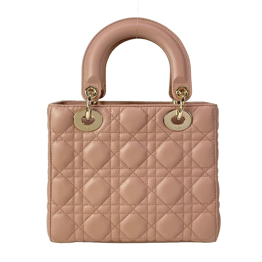 Dior Handbag Lady MY Bag Small Pink Beige — view 3