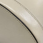 Gucci Shoulder Bag Horsebit 1955 Ivory Drawstring Leather — view 6