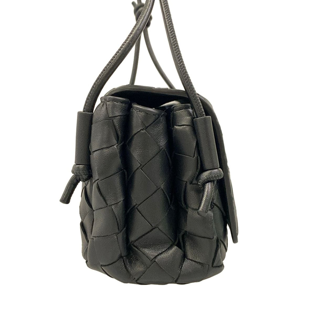 Bottega Veneta Shoulder Bag Notturno Black Lambskin — view 2