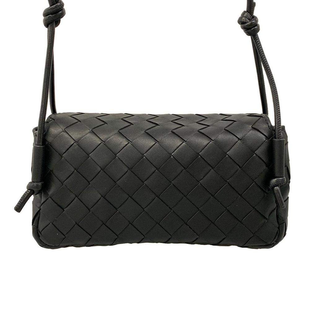 Bottega Veneta Shoulder Bag Notturno Black Lambskin — view 3
