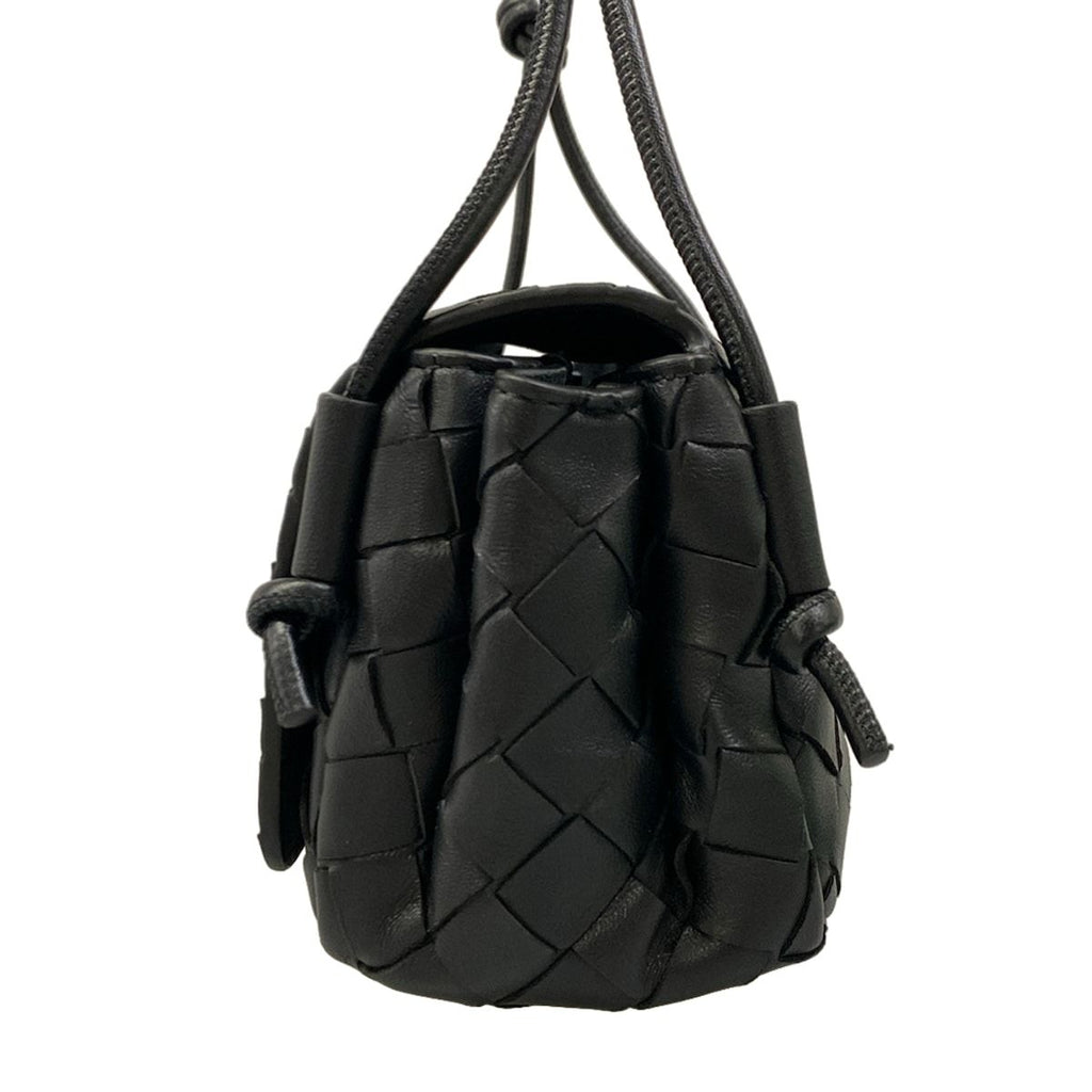 Bottega Veneta Shoulder Bag Notturno Black Lambskin — view 4
