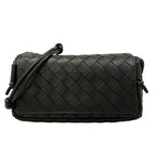 Bottega Veneta Shoulder Bag Notturno Black Lambskin