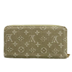 Louis Vuitton Wallet Monogram Denim Zippy Khaki — view 2