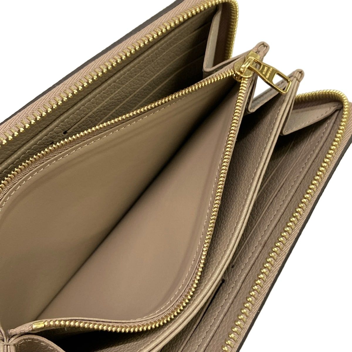 Louis Vuitton Wallet Bicolor Monogram Empreinte Zippy Tourterelle Leather — view 4