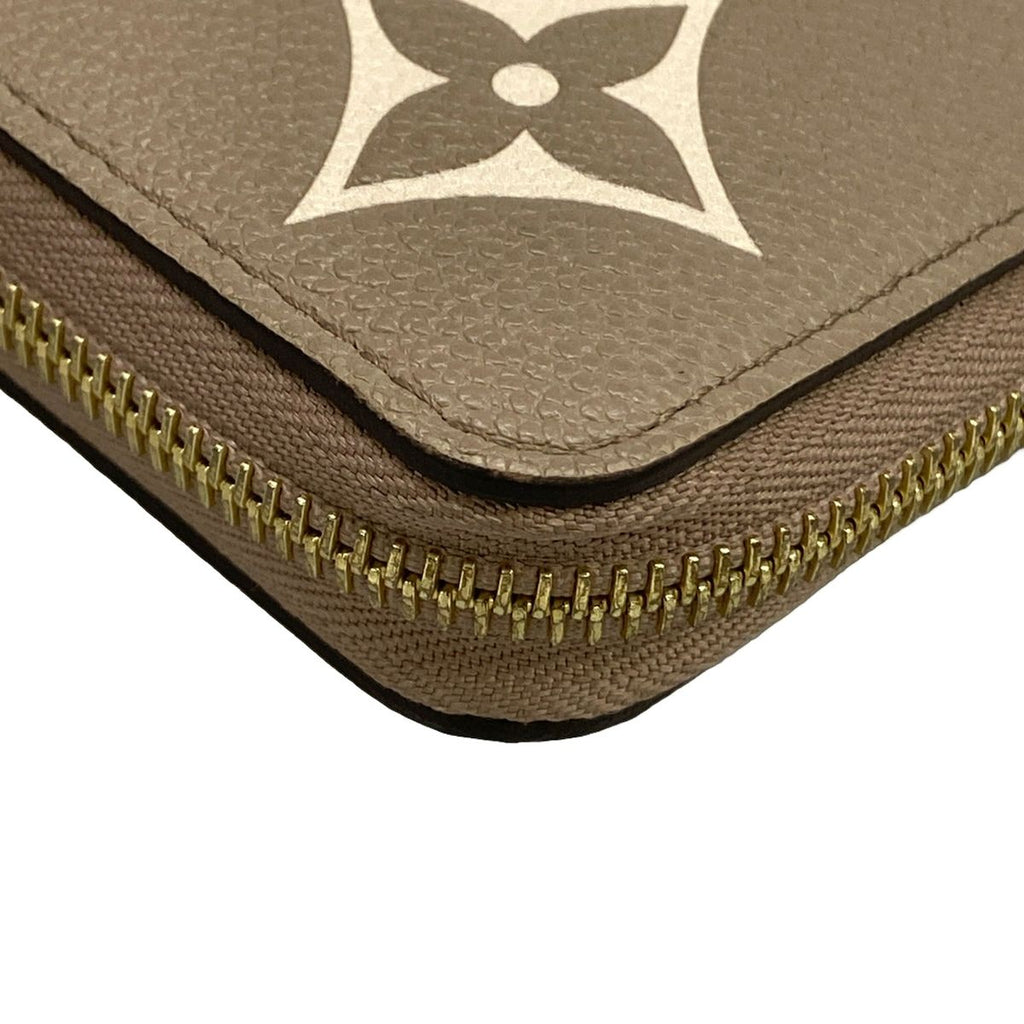 Louis Vuitton Wallet Bicolor Monogram Empreinte Zippy Tourterelle Leather — view 6