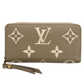 Louis Vuitton Wallet Bicolor Monogram Empreinte Zippy Tourterelle Leather