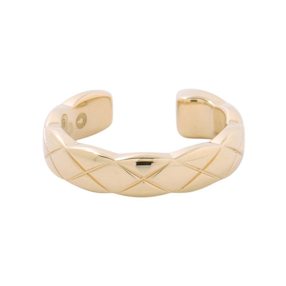 Chanel Ear Cuff Coco Crush Collection Single 18k Yellow Gold Earring — view 2