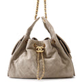 Chanel Chain Shoulder Bag CC Logo 25 Small Suede