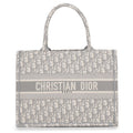 Dior Tote Bag Oblique Book Medium Canvas