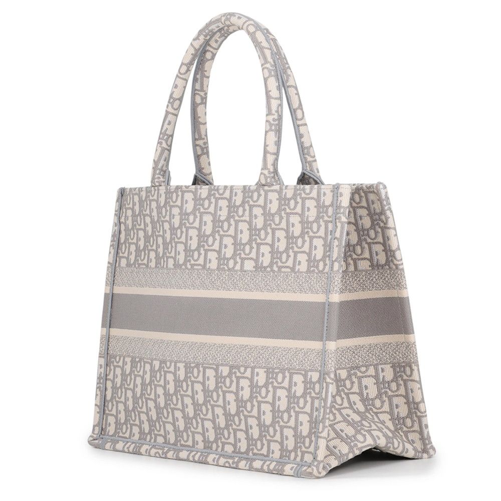 Dior Tote Bag Oblique Book Medium Canvas — view 2