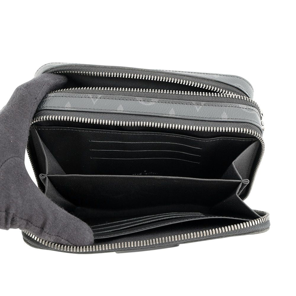 Louis Vuitton Shoulder Bag Monogram Eclipse Alpha Wearable Wallet Black — view 5