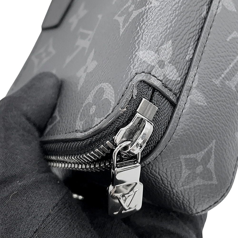 Louis Vuitton Shoulder Bag Monogram Eclipse Alpha Wearable Wallet Black — view 8