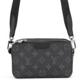 Louis Vuitton Shoulder Bag Monogram Eclipse Alpha Wearable Wallet Black