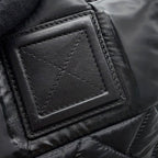 Chanel Tote Bag Quilted CC Logo Coco Cocoon Small Nylon Black — view 6