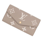 Louis Vuitton Wallet Monogram Empreinte Portefeuille Sarah NM Tourterelle