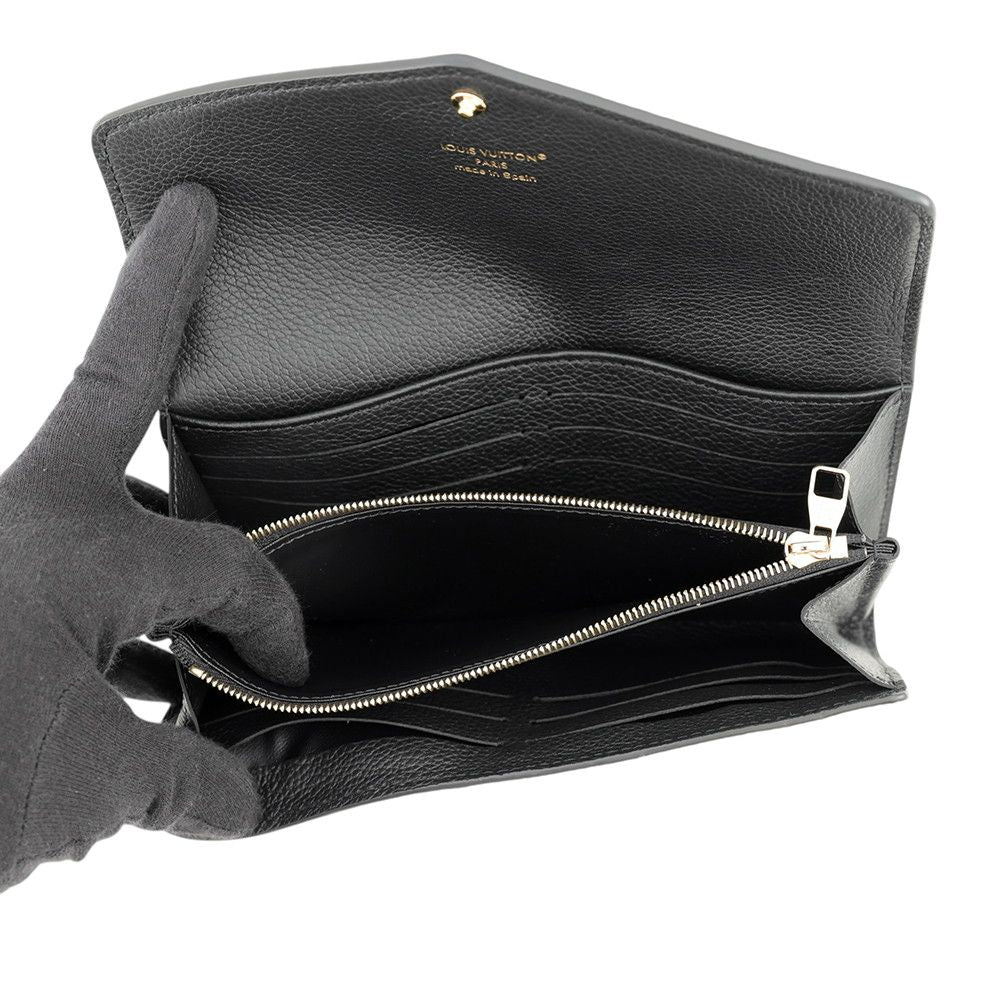 Louis Vuitton Wallet Monogram Empreinte Portefeuille Sarah Black — view 5