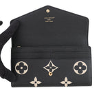 Louis Vuitton Wallet Monogram Empreinte Portefeuille Sarah Black — view 4