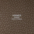 Hermes Handbag Picotin Lock PM Etoupe Silver Taurillon Clemence — view 6